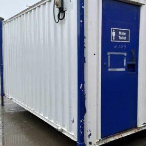 6m Toilet Blocks White